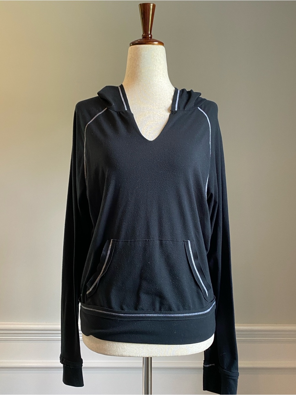 Tart Collections Contrast Stitch Hoodie - Lightweight and Lovely Drape